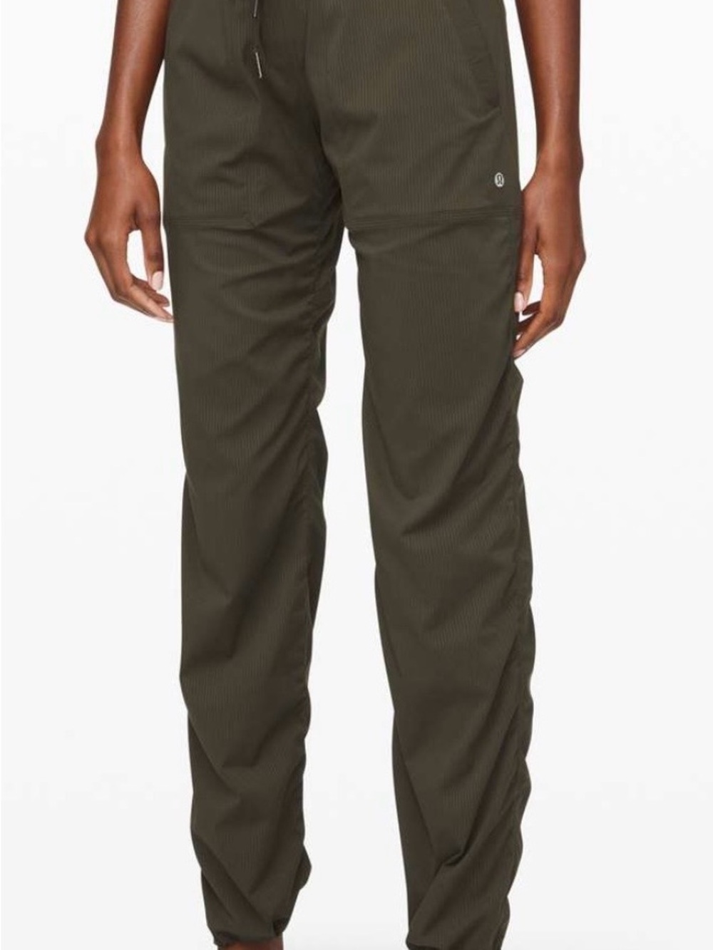 lululemon athletica Women’s Olive Green Jogger Pants - Drawcord Waist